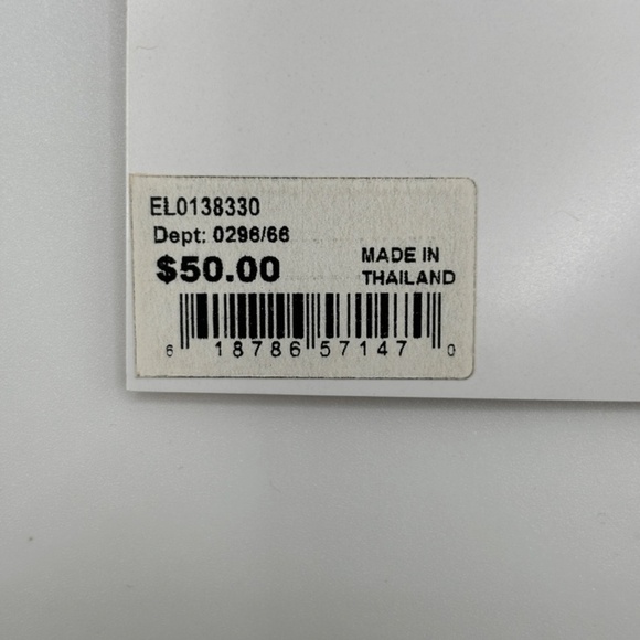 Essentials Women's 18K Rose Gold Over Brass Loop Earrings - Picture 4 of 4